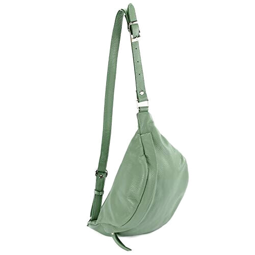 Sac banane vert gris